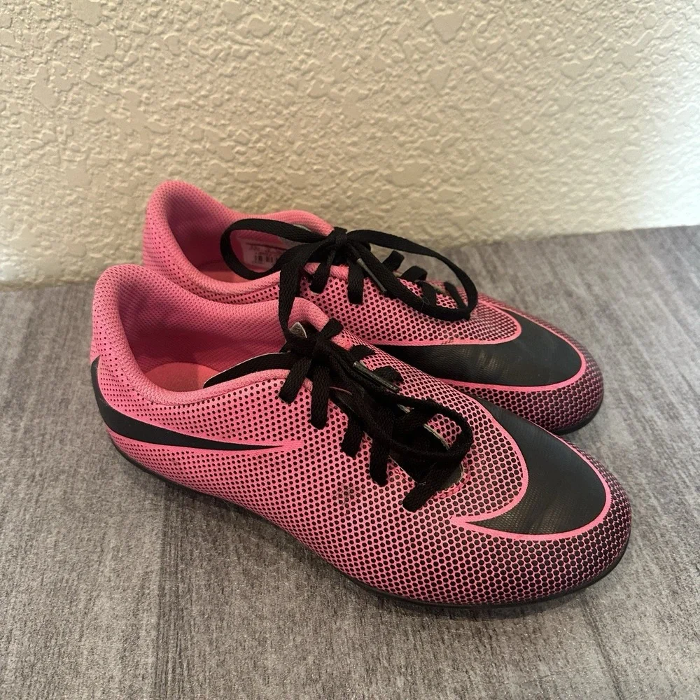 Nike JR Bravata II FG Pink Blast / Black 844442-600 (Youth) Kids Size 3.5Y